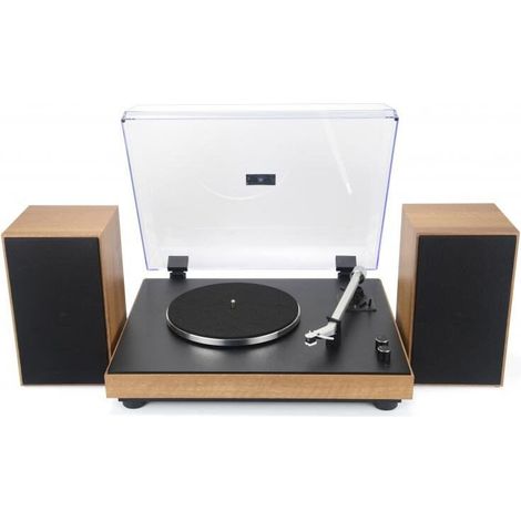 New Majestic TT 54 Tourne-disque entraîné par courroie Noir, Bois