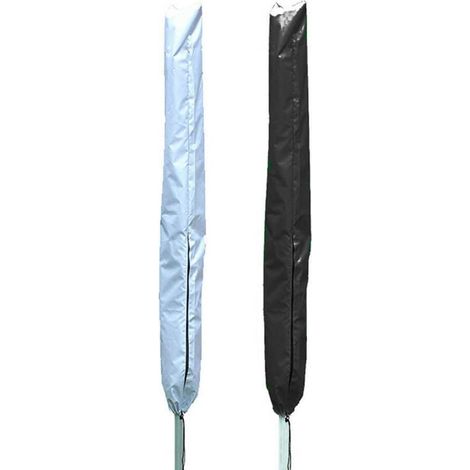 Sollbry 2 pièces Housse Sechoir Parapluie Imperméable,Housse pour Séchoir Extérieur Rotatif en Tissu 210D Oxford,Housse À Linge avec Fermeture Eclair (1/5)
