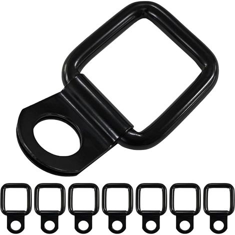 8 Pièces Anneaux D'Arrimage en D de Remplacement Compatibles avec JK YJ TJ JKU Sports Sahara Freedom Rubicon X et Unlimited 1995-2017 (1/5)