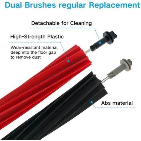 Max, Q8 Max+, Q5 Pro, Q5 Pro+ Robots Aspirateur Brosse LatéRale Principale Filtre Vadrouille Tissu Sac à PoussièRe Accessoires (1/4)