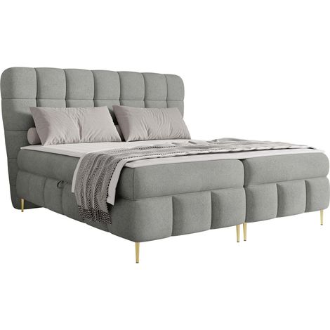 Cama continental Musica, Freya 210.20, Continental, Doble, 140x200, Tapiz, Somieres, 164x208x122cm