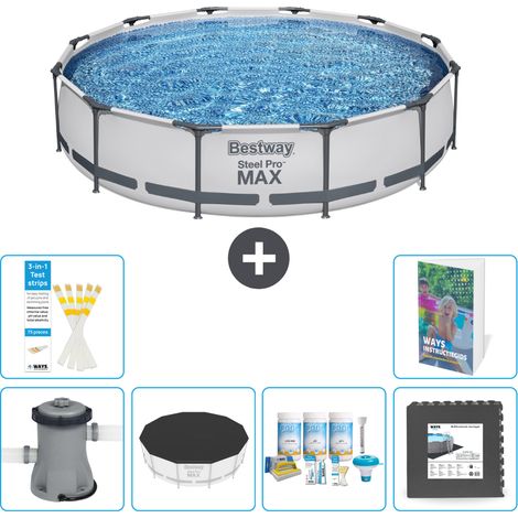 Bestway Piscina Bestway Steel Pro MAX Rotonda - 366x76 cm - 7-pezzi  S238