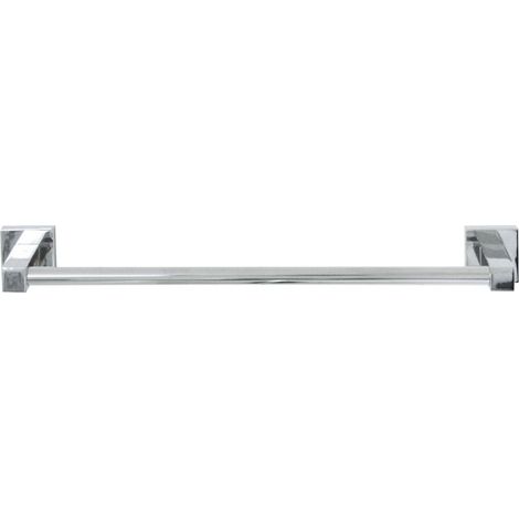 Porte serviette mural vertical gris chrome 49,5 x 5 x 7 cm Fackelmann Mare (1/4)