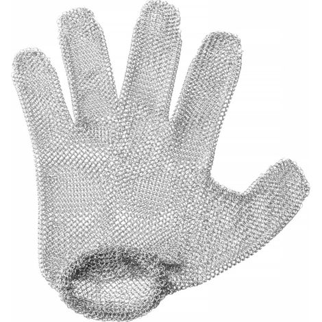 Fix Steel Mesh Schnittschutz-Küchenhandschuh Größe L
