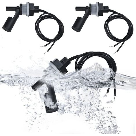 DOLASO 3 Stück Wasserstandsensor, Schwimmerschalter für, Pumpe Wasserstandsensor Automatischer Niveauschalter für Schwimmbadaquarium (1/5)