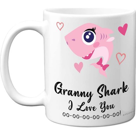 Tasse d'anniversaire pour grand-mère – Cadeau d'anniversaire de petite-fille, petit-fils, Noël, thé, café, 325 ml, en céramique, passe au lave-vaisselle (1/5)