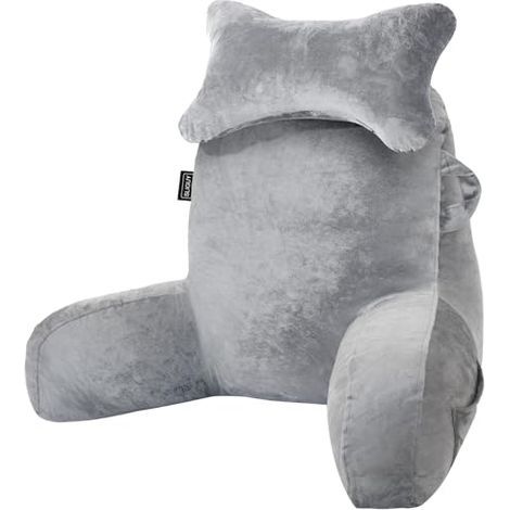 [JAMAIS UTILISÉ] Coussin de lecture pour canapé-lit adulte, coussin de dossier avec accoudoirs, coussin de dossier pour adultes, fauteuil de lit pour se reposer, lire, regarder la télévision ou jouer (1/5)