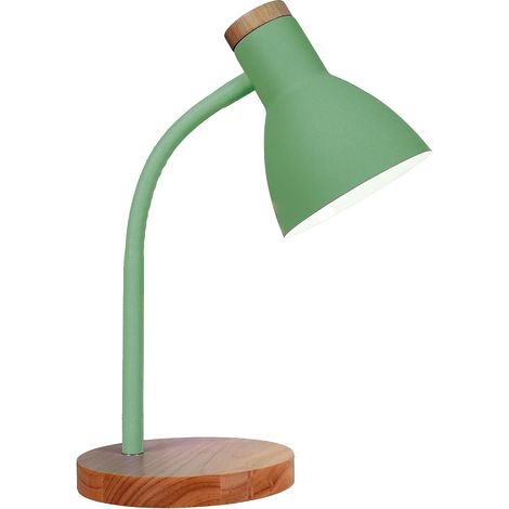 1 Lampe de bureau,Design en bois,Ampoule E-27,Bureau,Chambre (1/5)