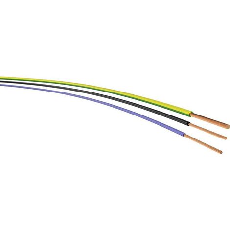 [NEUWERTIG] B-Ware Aderleitung Installationsleitung Ver H07 V K Kupferleiter Hellblau 1x1.50mm² 100m (1/2)