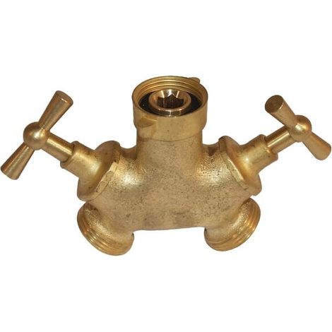 Rubinetto a 3 vie 3/4" f/m/m 3/4" ottone UNIVERSALE WK34995