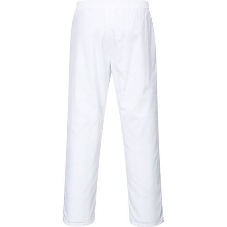 Pantalon de cuisine taille élastiquée Portwest Blanc XXS. (1/3)