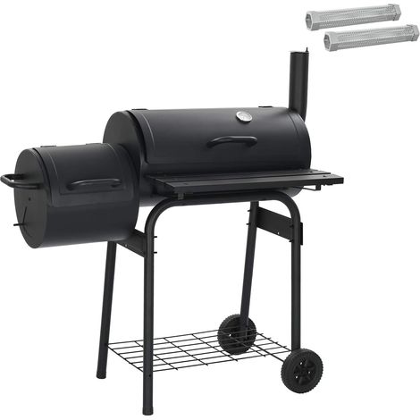 Outdoor Grill 103 x 60 x 113 cm Steel Black vidaXL (1/5)