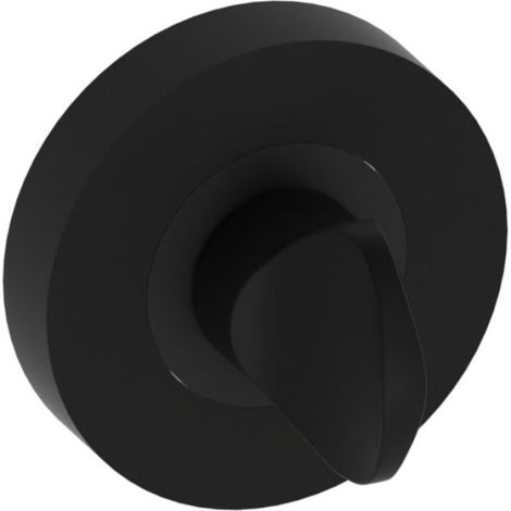 Plaque De Fond - Pour Toilette - Ronde - Noir Super Mat - PLT33-WC