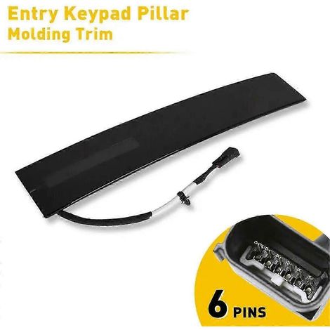 Moulure de montant de porte côté conducteur gauche avec clavier d'entrée pour Ford Explorer BB5Z78205 (1/4)