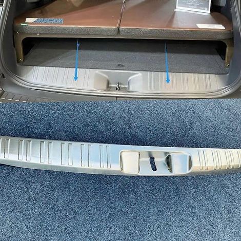 Protections de pare-chocs arrière intérieur pour Toyota Landcruiser Prado 2024, accessoires auto, plaques de coffre ( ) (1/5)