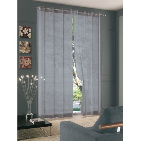 Tenda Goa Grigio Con Anelli 140 x 290 cm (1/2)