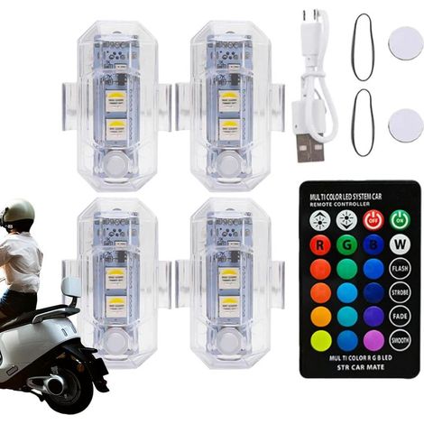 Feux clignotants à diodes électroluminescentes sans fil (1/5)