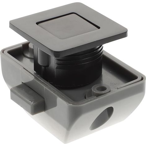 Verrou de Placard à Bouton Poussoir, Alliage de Zinc Noir pour Camping-cars (1/5)