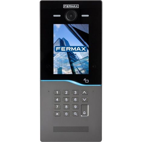 Placa de calle cora connect duox plus con pantalla de 5" y conectividad 4G integrada