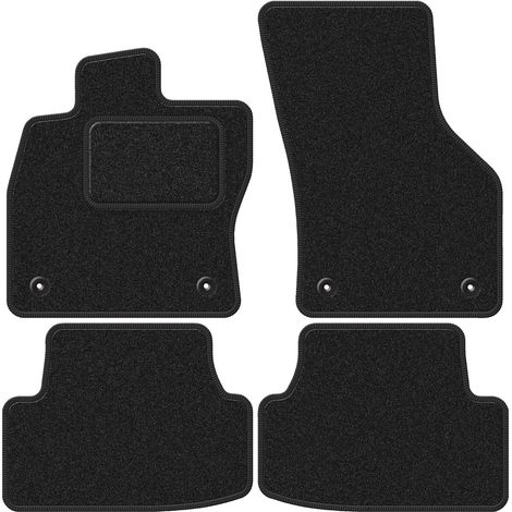 Alfombrillas de terciopelo para coche: Volkswagen e-Golf hatchback (2014-2019) antracita (1/5)