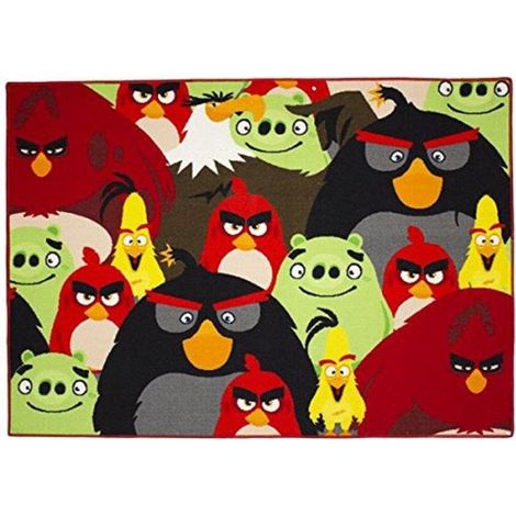 Tappeto Cameretta Angry Birds 95x133cm