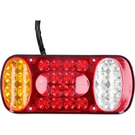 Jeffergarden Feu arrière de voiture 12 V 32 LED, indicateur de freinage arrière pour remorque, camion, break (1/5)