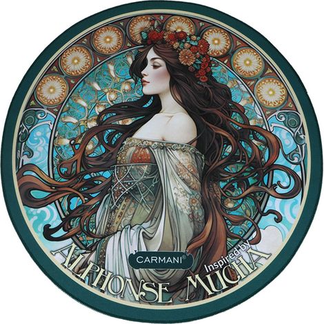 Runde Tischunterlage Alfons Mucha Carmani dekorative Untersetzer ART