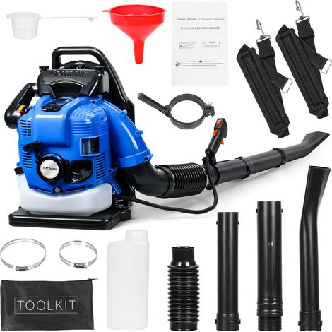 Souffleur thermique 2600W - 112db - 1.9L - 750CFM - 7000r/min - 75.6cc - BLEU - FIANAO - 180 x 45 x 45 cm (1/5)