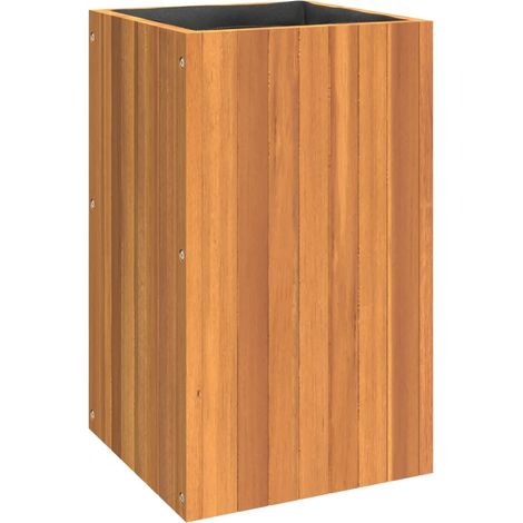 vidaXL Jardinière 35x35x60 cm bois massif d'acacia (1/5)