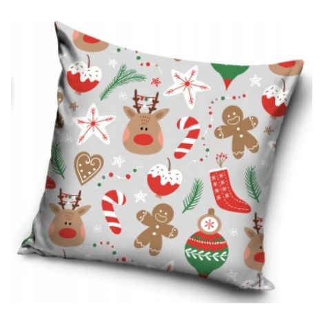 FUNDA DE ALMOHADA 40x40 Regalo de Navidad GINGER BREAD W05o