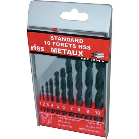 RISS - Forets hss laminé coffret 10p.sc