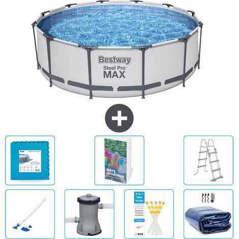 Bestway Steel Pro MAX Rund - 366x100 cm - 8-teilig S493