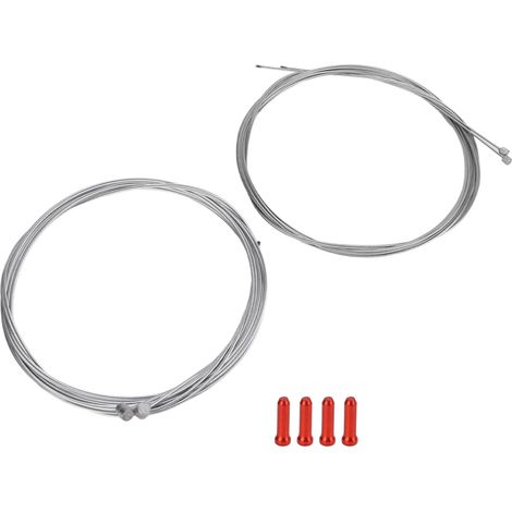Kit câbles de dérailleur et de frein pour vélo avec embouts pour VTT et vélo de route (1/5)