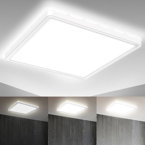 LED Panel 29,3x29,3 cm - 18W, 2400lm, dimmbar, flach, backlight, neutralweiß, weiß