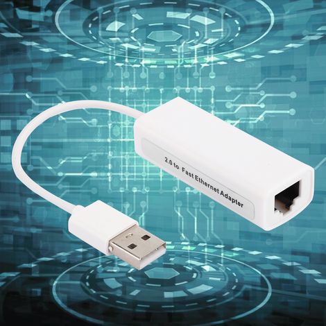 Adaptateur USB vers Ethernet Gigabit Blanc - Convertisseur RJ45 pour Ordinateur Portable et PC (1/5)
