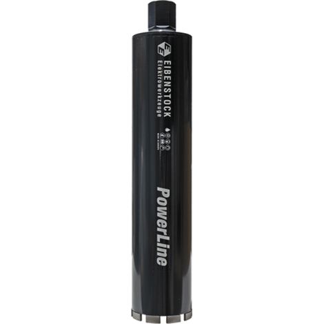Eibenstock Diamant-Nass-Bohrkrone 1¼" PowerLine, Ø 102 mm, 450 mm Nutzlänge, 9Segmente