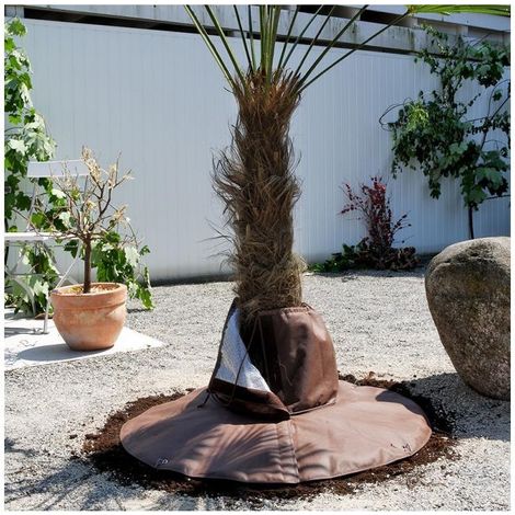 Bio Green Palmen Wurzelschutz Höhe 30 cm, Ø Stamm 30cm, Ø Gesamt 100 cm Wintervlies (1/4)