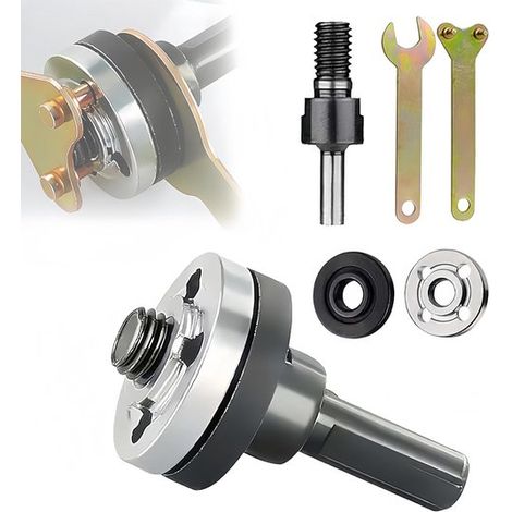 Jeu de bielles - pour perceuse électrique et meuleuse d'angle - Outils 2025 - Adaptateur de broche de perceuse - 5 pièces (1 jeu de 6 mm)
