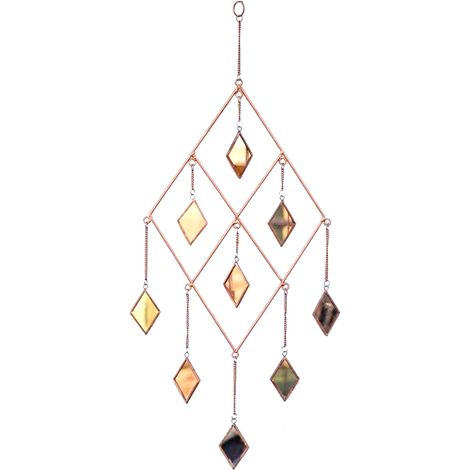 Signes Grimalt Colgante Decoracion Adorno Movil Mosaico Colgantes Dorado 2x30x81cm 30850