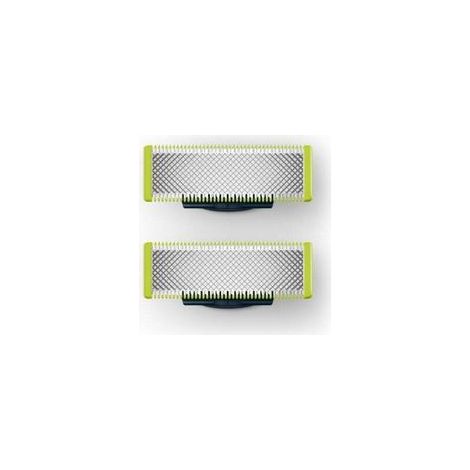 Lames de rasoir jetables OneBlade – 2 unités, compatibles avec les appareils Philips QP210/50, précision et confort pour le contouring du visage et du corps (1/4)