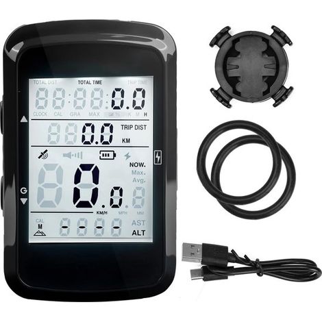 Fahrradcomputer GPS-Fahrradcomputer mit automatischer Hintergrundbeleuchtung Wasserdichter Geschwindigkeits und Kilometerzähler Lange (1/5)