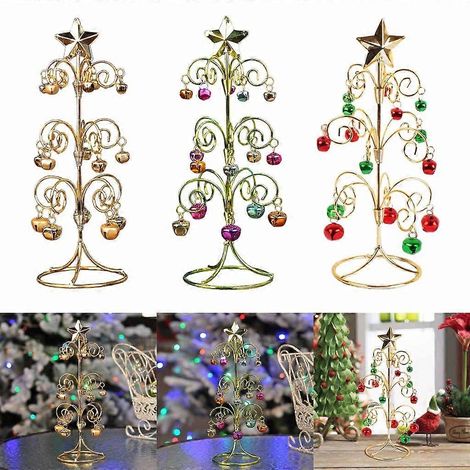 Mini-Weihnachtsbaumschmuck aus Metall, ideal zum Dekorieren von Zuhause, Schlafzimmer oder Studentenwohnheim. Perfektes Geschenk für Zuhause oder das Schlafzimmer. (1/4)