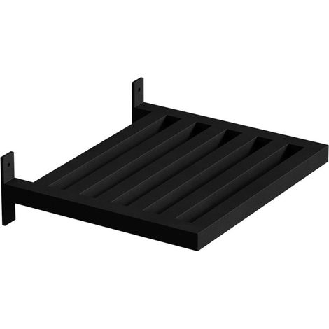 Étagère Murale d'Appoint "Caen" 35cm Noir (1/5)
