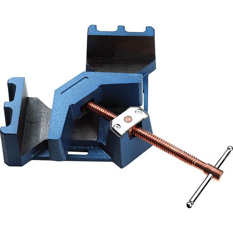 RECHTWINKEL SCHRAUBSTOCK VICE FÜR 90° SCHWEISSEN METALBEARBEITUNG FERVI 0205/120