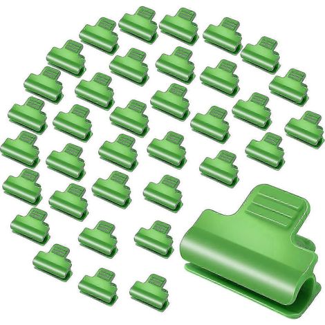 60 pinces de serre, clips pour plantes, clips pour filets de protection, tunnels et arceaux, clips pour tiges de filets d'ombrage de serre (1/5)