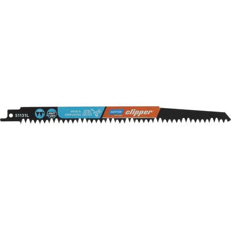 Lame de scie Norton s1131l rapide bois dur 240mm 2 pièces (1/2)