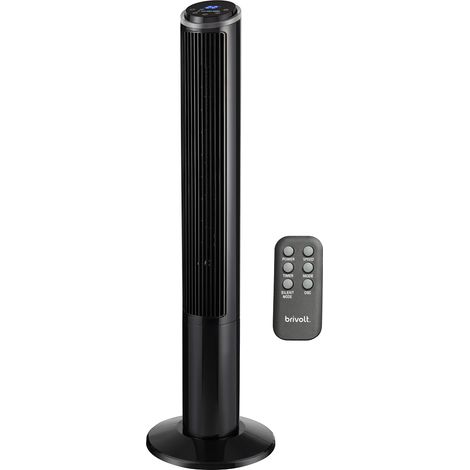 Ventilador de Torre BRIVOLT BVTV50 — Silencioso, 3 Velocidades, Control Remoto, 50 W, 102 cm (1/3)