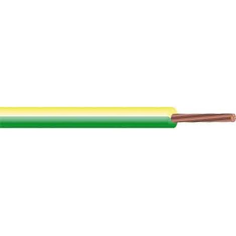 CAVO UNIPOLARE 'GIALLO VERDE' Sezione 1 x 6 Q.TA 100