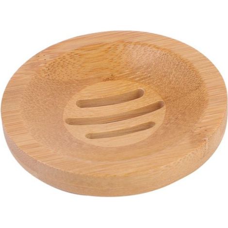 porte-case de douche Boîte à savon en bois, plat de savon en bambou, plateau de art cuisine 8 8 Couleur d'image ronde (1/5)