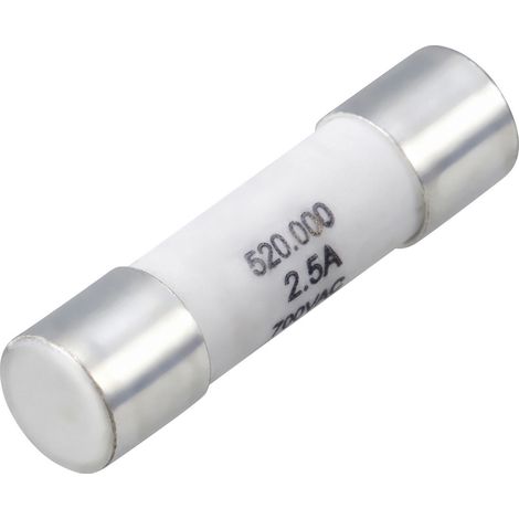 VOLTCRAFT VC 200er Fuse Multimetersicherung (Ø x L) 5 mm x 20 mm 2.5 A 700 V/AC, 500 V/DC Flink -F- (1/2)